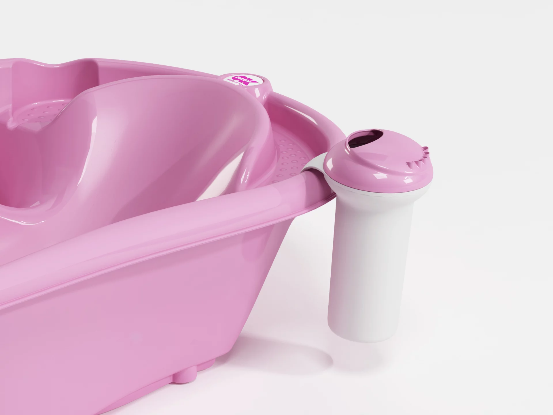ΚΑΝΑΤΑΚΙ ΓΙΑ ΜΠΑΝΙΟ SPLASH ΟΚ ΒΑΒΥ ROSA - Image 3